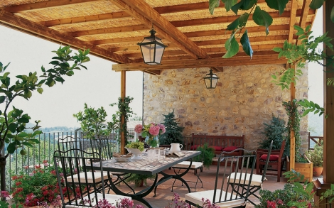 Gartenmoebel von Unopiu Bestseller Gartenstuehle und Tisch Camille
