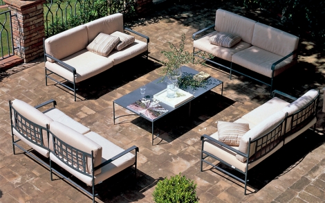 Gartenmoebel von Unopiu Bestseller Gartentischgruppe Toscana