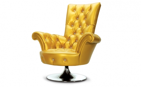 Stuehle Sessel Bretz Wohntraeume Pompadur  gold von