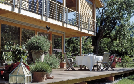 Architektenhaus von BAUFRITZ Landhaus Schauer Aussenansicht vom