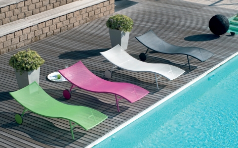 Gartenmoebel von Unopiu Bestseller Liege Flora