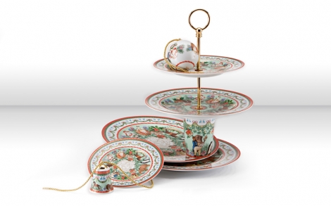Porzellan und Geschirr Design Rosenthal Versace Merry Christmas