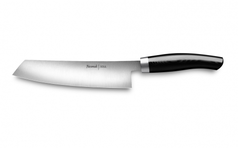Edle Kuechenmesser Design Messer von Nesmuk SOUL 1 0 Griff Micarta black