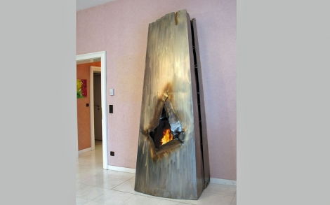 Kaminofen Feuerstellen Kamin Offener Metall von Gahr MetallART