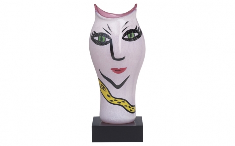 Dekoration Einrichtung Kosta Boda Open Minds Vase rosa
