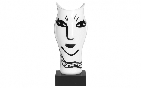 Dekoration Einrichtung Kosta Boda Open Minds Vase weiss