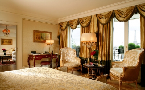 Innenarchitektur Hoteleinrichtung Angelo Cappellini Presidential Suite second Bedroom im Hotel Balzac 