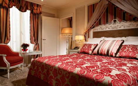 Innenarchitektur Hoteleinrichtung Angelo Cappellini Red Suite im Hotel Balzac 2