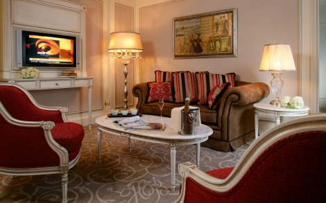 Innenarchitektur Hoteleinrichtung Angelo Cappellini Red Suite im Hotel Balzac