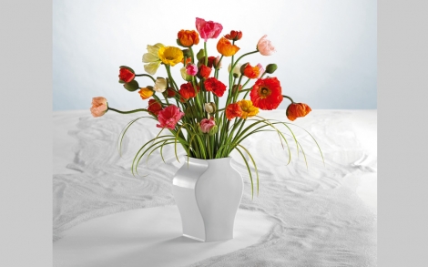 Porzellan und Geschirr Design Rosenthal 50 Jahre Studio Line Vase Sakura T Amano 1994