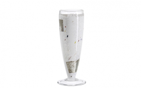 Dekoration Einrichtung Kosta Boda Satellite Vase weiss