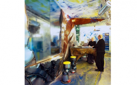 Kunst Kuenstler Bildhauer Gahr metallART Shopgestaltung von MetallART