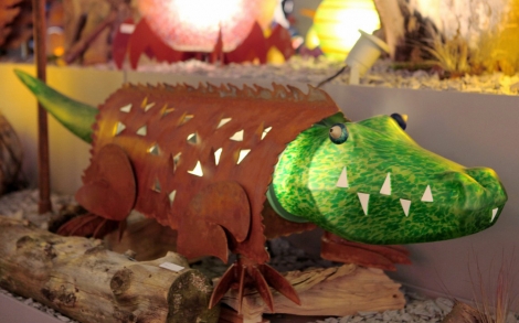 Gartenskulpturen von Borowski Gallery Croco