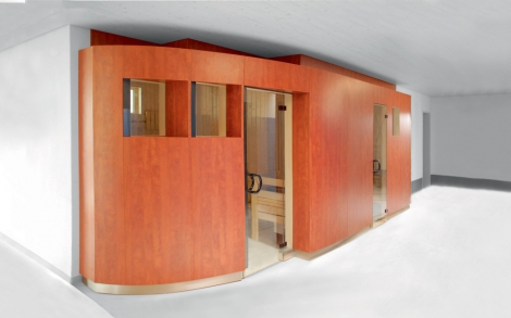 Sauna Wellness Spa Saunalux Oase der Ruhe Studioline von