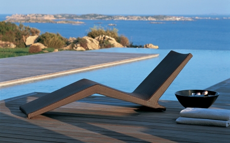 Gartenmoebel von Unopiu Bestseller Chaiselongue Sunlace
