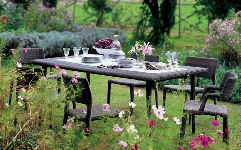 Gartenmoebel von Unopiu Bestseller Tischgruppe Eden