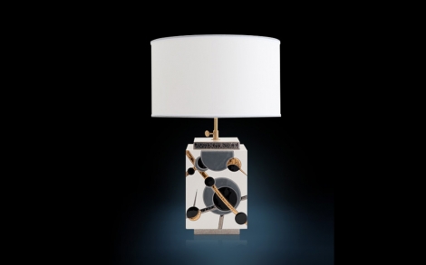 Lampen Leuchten Tischleuchten von Longwy Tischleuchte Carree Moon