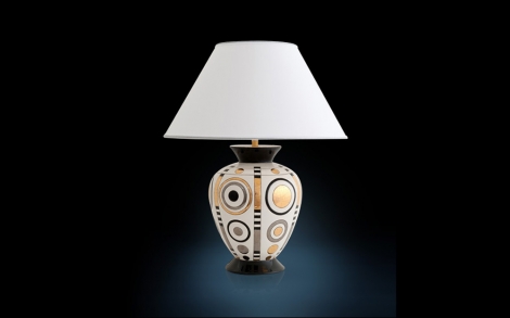 Lampen Leuchten Tischleuchten von Longwy Tischleuchte Cyclade PM Cross
