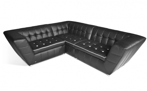 Designermoebel Cultsofa von Bretz Tiziana Sofa schwarz Wohntraeume