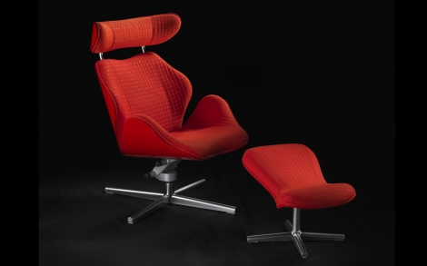Stuehle Sessel Varier Furniture Tok red von VARIER