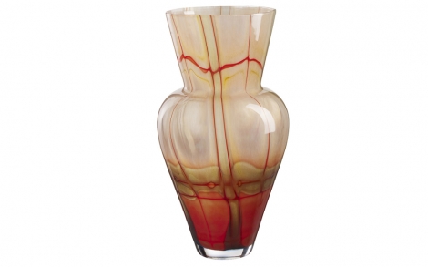 Dekoration Einrichtung Kosta Boda Vivienne Vase orange