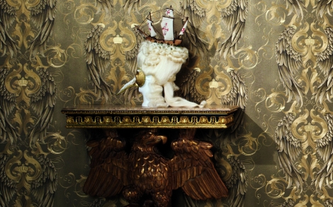 Tapeten Vliestapeten von Marburg Wallcoverings Vliestapete mit pompoesen Engelsfluegel 1