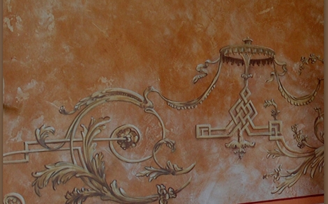Wandgestaltung von Stucco Pompeji Kreative Maltechniken bei 9