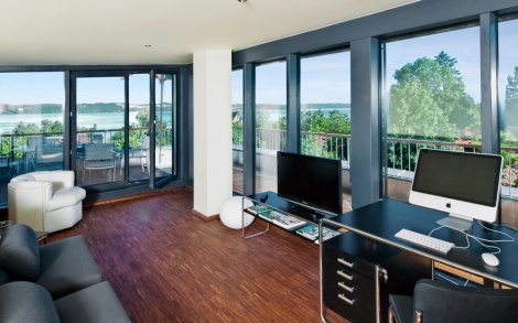 Holzhaus0 Holzhaeuser von BAUFRITZ Design Holzhaus Zimmer mit Aussicht im