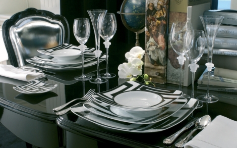 Porzellan und Geschirr Design Rosenthal Versace Dedalo 2