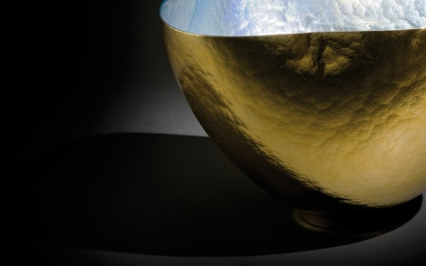 Dekoration Einrichtung Yalos Murano Glasschalen MEDUSA GOLD von
