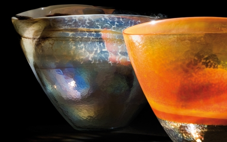 Dekoration Einrichtung Yalos Murano Glasschalen VALZER von