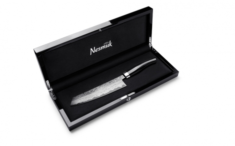Edle Kuechenmesser Design Messer von Nesmuk Exclusiv Damast Kochmesser