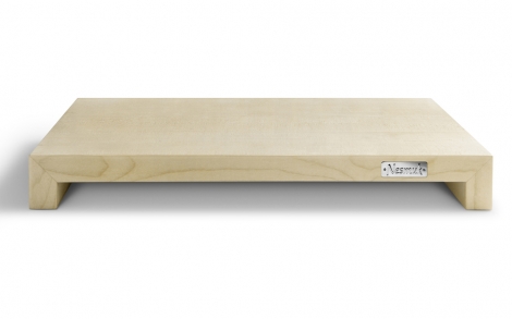 Edle Kuechenmesser Design Messer von Nesmuk Hack  und Schneidtisch