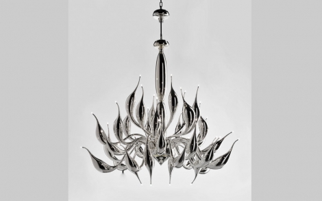 Lampen Leuchten Italienisches Design LU MURANO Kronleuchter Muranoglas 3