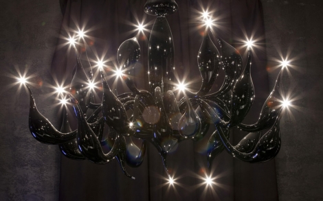 Lampen Leuchten Italienisches Design LU MURANO Kronleuchter Muranoglas 7
