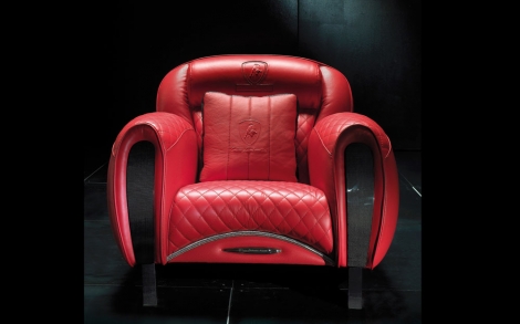 Italienische Designermoebel Formitalia Moebel Design Sessel Imola Carbon fibre chair