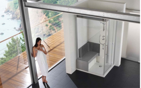 Badezimmer Baeder von repaBAD Dampfbad Aspen S 