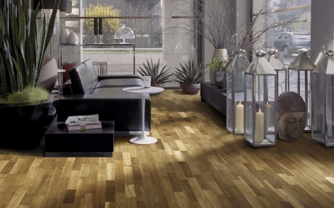 Parkett und Holz Boden von Kaehrs Harmony Collection Eiche Smoke