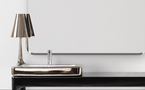 Baddesign Luxus Baeder und Bad Design von BISAZZA Waschtisch Lavabi Serie Organico 2