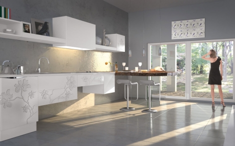 Italienische Moebel Designer von Bizzotto Edles Holzdesign fuer Kuechen
